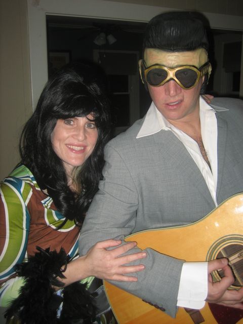 priscilla and elvis presley photo