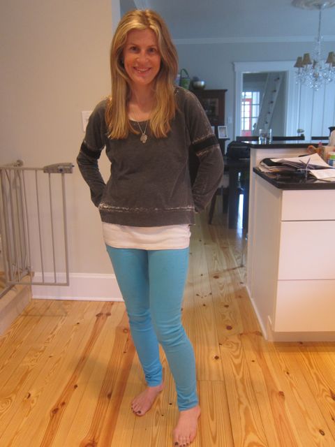 bright coloured jeans