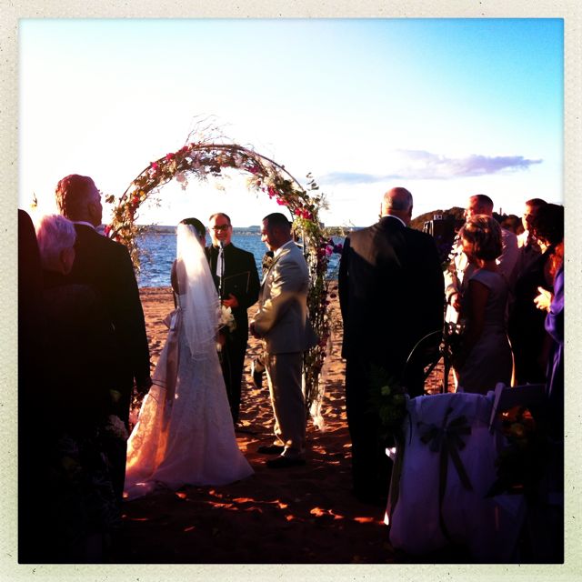 wedding at the beach